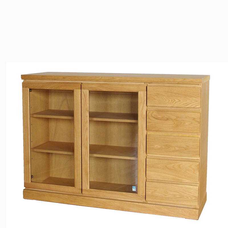 大型㈱大雪木工 キャビネット149.5×105.5×44.8 cm☆USED H26 大雪木工