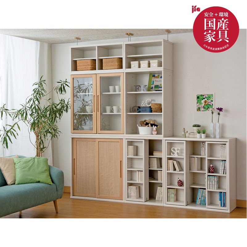 小島工芸】 書棚 ニューオファー NOF-90開き戸 国産家具* | Ohkawa