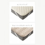 �ڥѥ�ޥ���ȥ٥åɡۥ����ƥ��֥��꡼�ץ٥å��� �٥åɥѥå�(���󥰥�ˡ�RE-ZBS73N��RE-ZBS33N