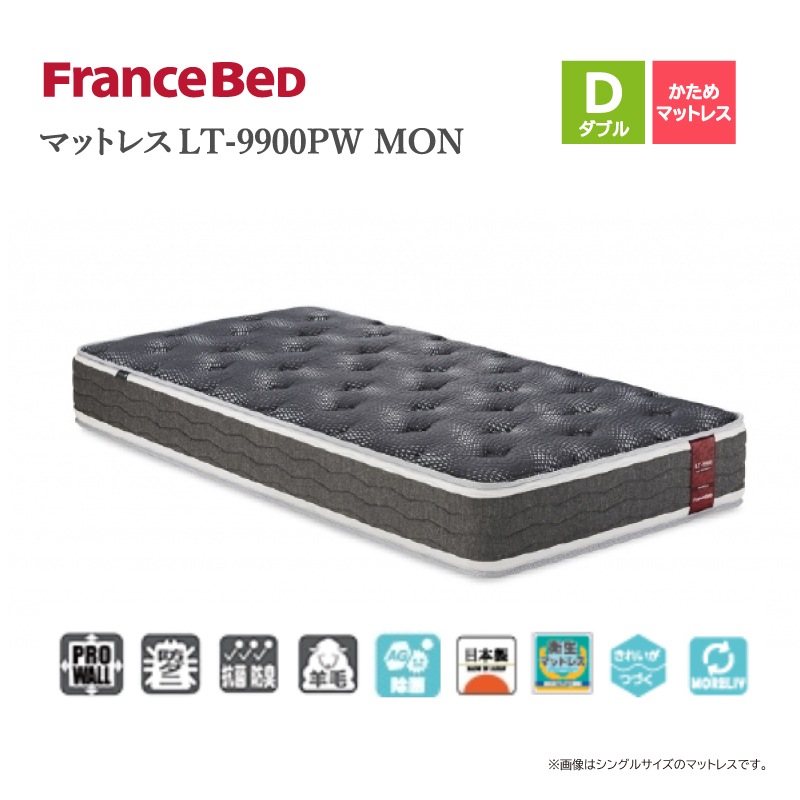 ����桼���ȶ���ڥե�󥹥٥åɡۥ��֥�٥åɥ��å�(��å�������)���ޥåȥ쥹LT-9900PW-MON �ϡ��ɡ��ե졼�� ���˥С����꡼70C-LG ����������ݥ��оݳ�