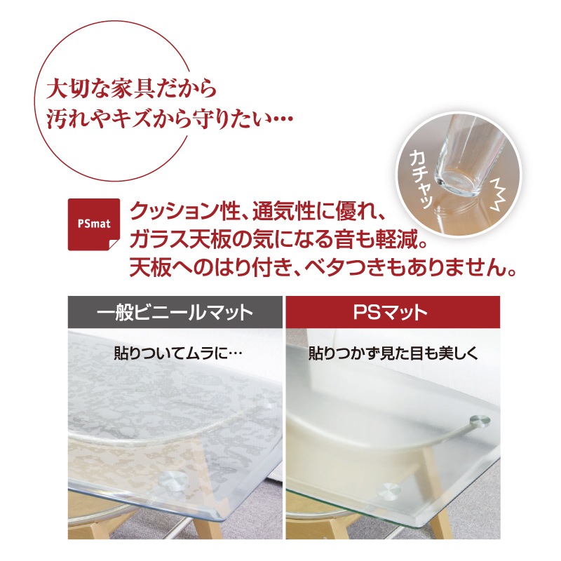 �������ݸ����ʡ�PS�ޥå� 2mm���ѷ����� 80��121��135cm�ơ��֥���(ɬ�פ˱������ӷ���ɬ��)