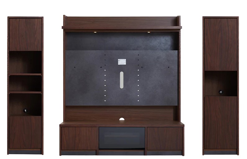 モーブル】 TVボード バロン セットA：幅306㎝ キャビネット+キュリオ