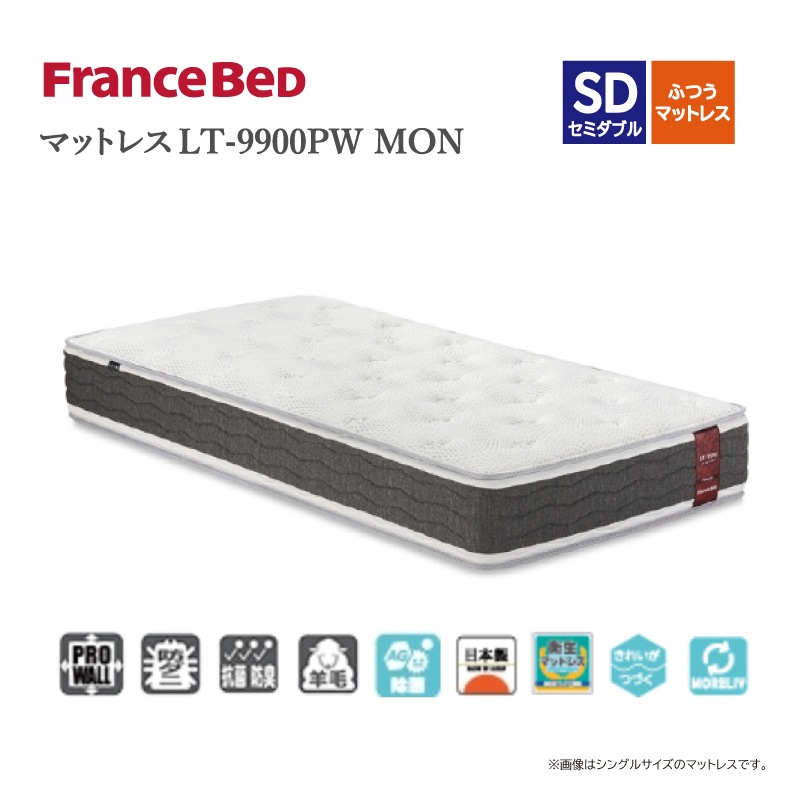 �ڥե�󥹥٥åɡۥ��ߥ��֥�٥åɥ��åȡʥ�å������ס�LT-9900PW MON�ޥåȥ쥹��FAD-C1 LG