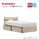 �ڥե�󥹥٥åɡۥ��󥰥�٥åɥ��åȡʰ��Ф������ס� �ե��ǥ���FAD-C2 DR(�ե졼��⤵26cm)��LT-5500PW-MON���ޥåȥ쥹