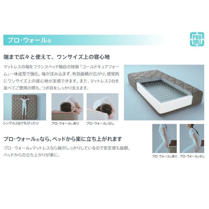 �ڥե�󥹥٥åɡۥ��󥰥�٥åɥ��åȡʰ��Ф������ס� �ե��ǥ���FAD-C3 DR(�ե졼��⤵26cm)��LT-5500PW-MON���ޥåȥ쥹