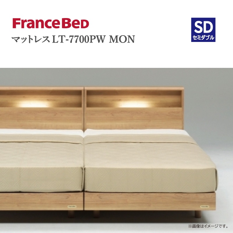 �ڥե�󥹥٥åɡۥ��ߥ��֥�٥åɥ��åȡʥ�å�������)(�ޥåȥ쥹��)PR70-06C �ޥåȥ쥹LT-7700PW MON