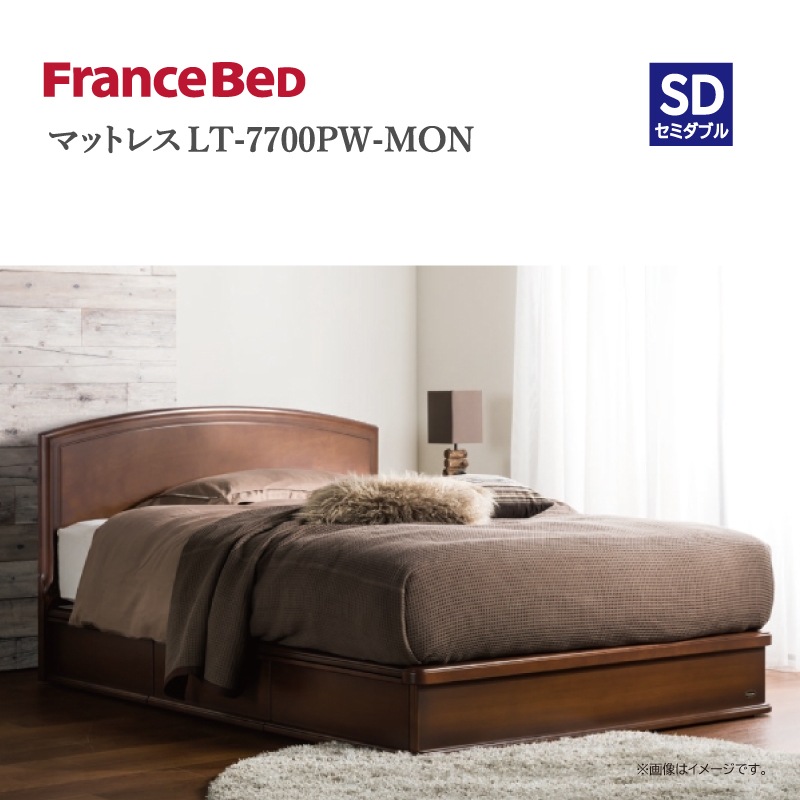 �ڥե�󥹥٥åɡۥ��ߥ��֥롦�٥åɥ��åȡʥ�å������סˡ�LT-125FLG��LT-7700PW-MON �ޥåȥ쥹