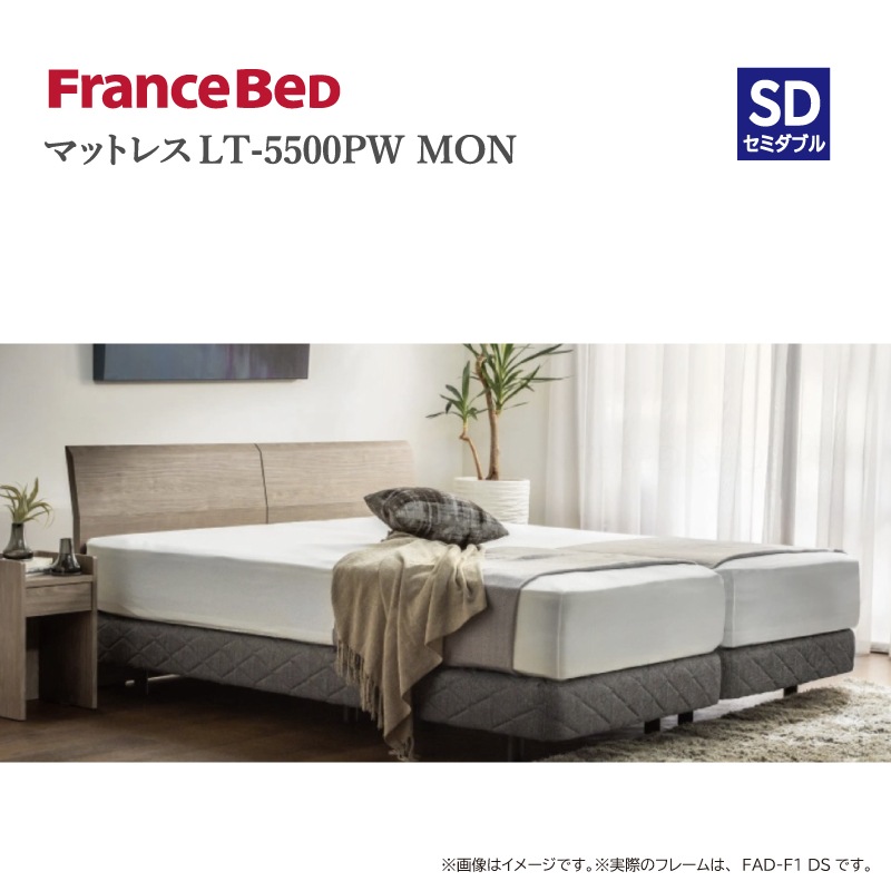 �ڥե�󥹥٥åɡۥ��ߥ��֥�٥åɥ��åȡʥ��֥륯�å����(���ץ��)�����ס�LT-5500PW MON�ޥåȥ쥹���ե��ǥ���FAD-F1-DS