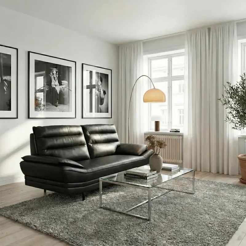 ジェロニモ【2人掛け】 キズや汚れを気にしない王道ソファ