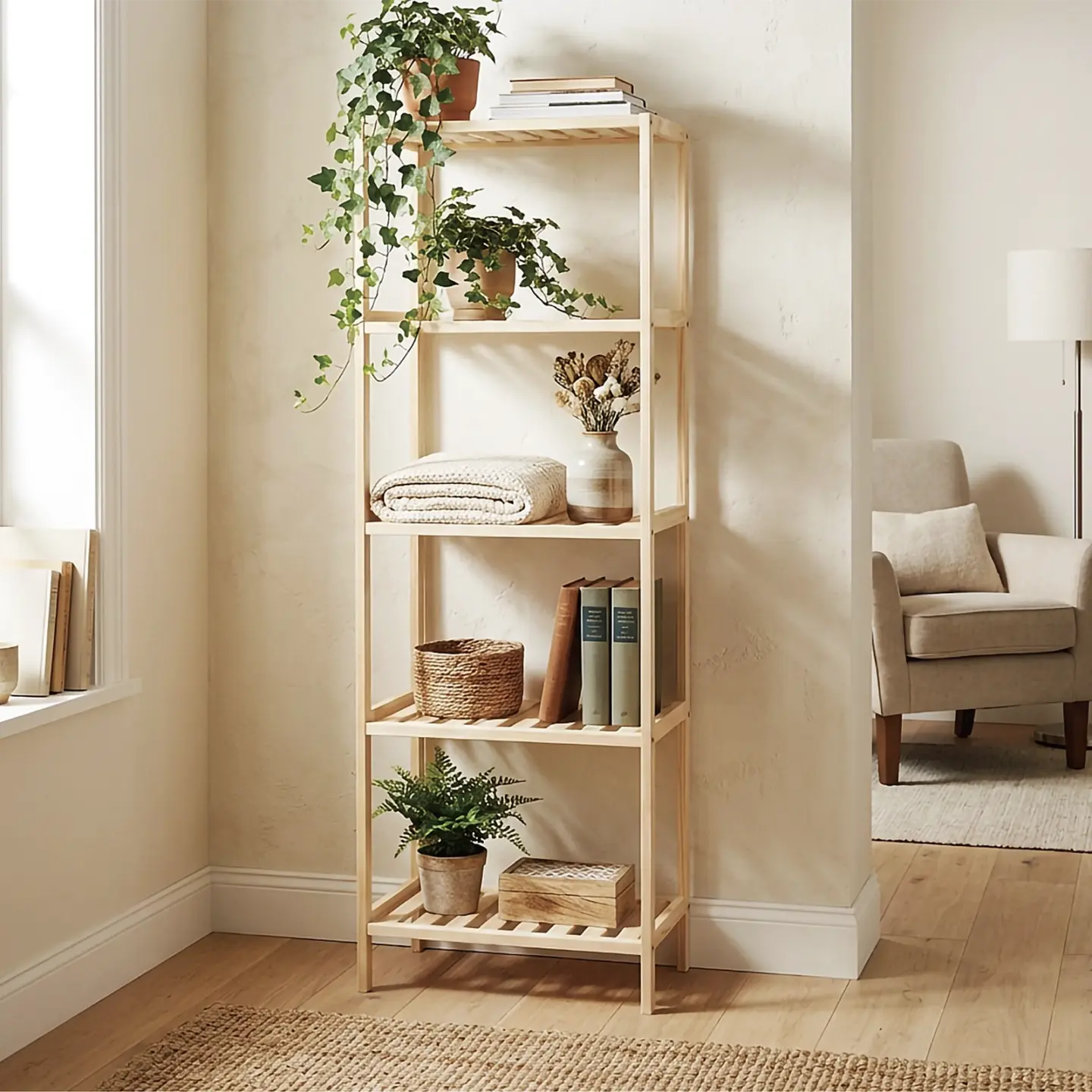 美品 リバティ シェルフ ウォールナット 無垢材 棚 飾り棚 大川家具 アクタス 3960000900_sizeb.jpg