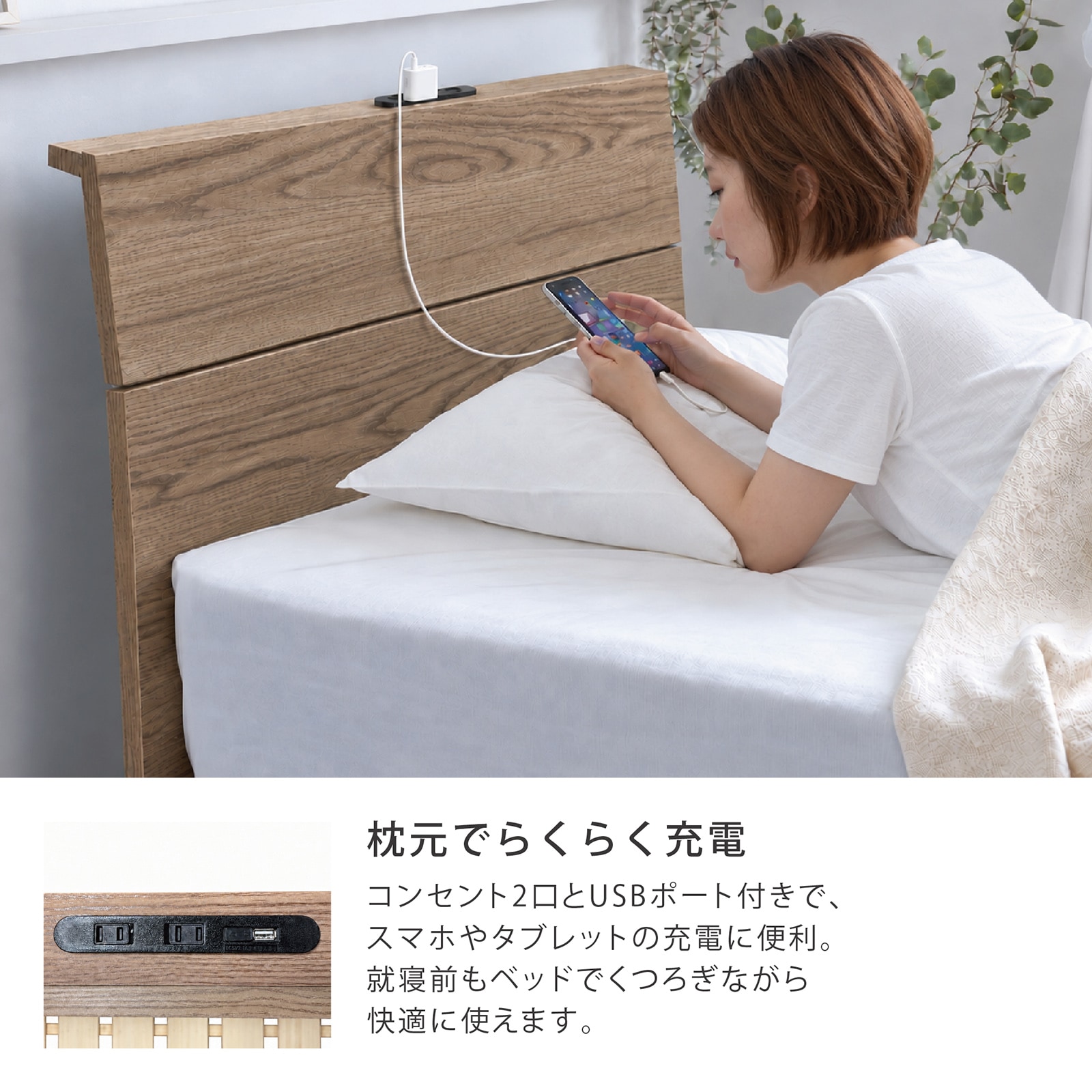 サークルベッドフレーム ライトグレー