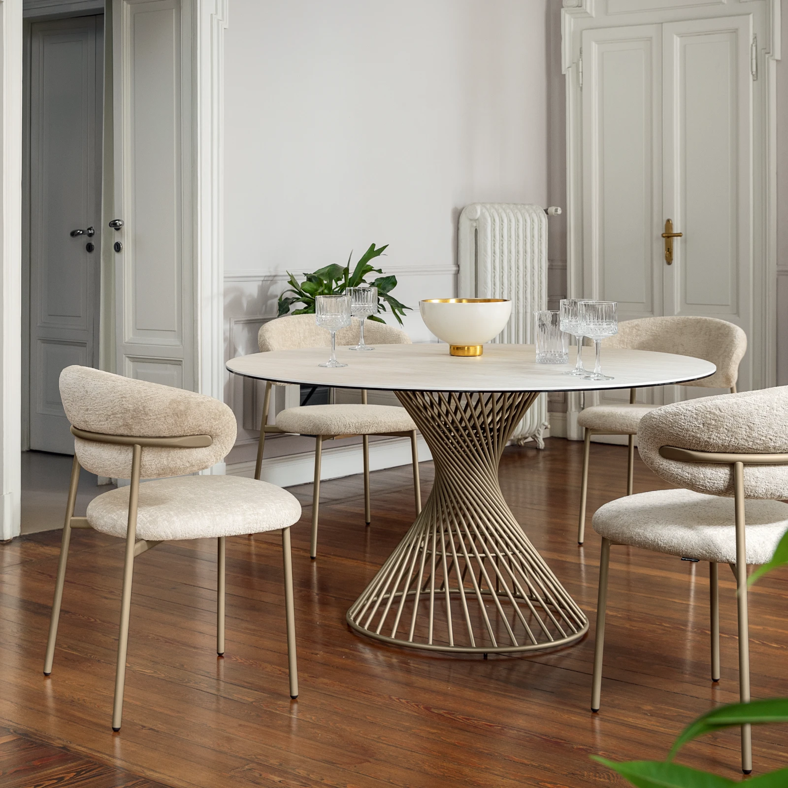 カリガリス ヴォルテックス 円形ダイニングテーブル ／ Calligaris VORTEX Round Dining Table【4108-FD】