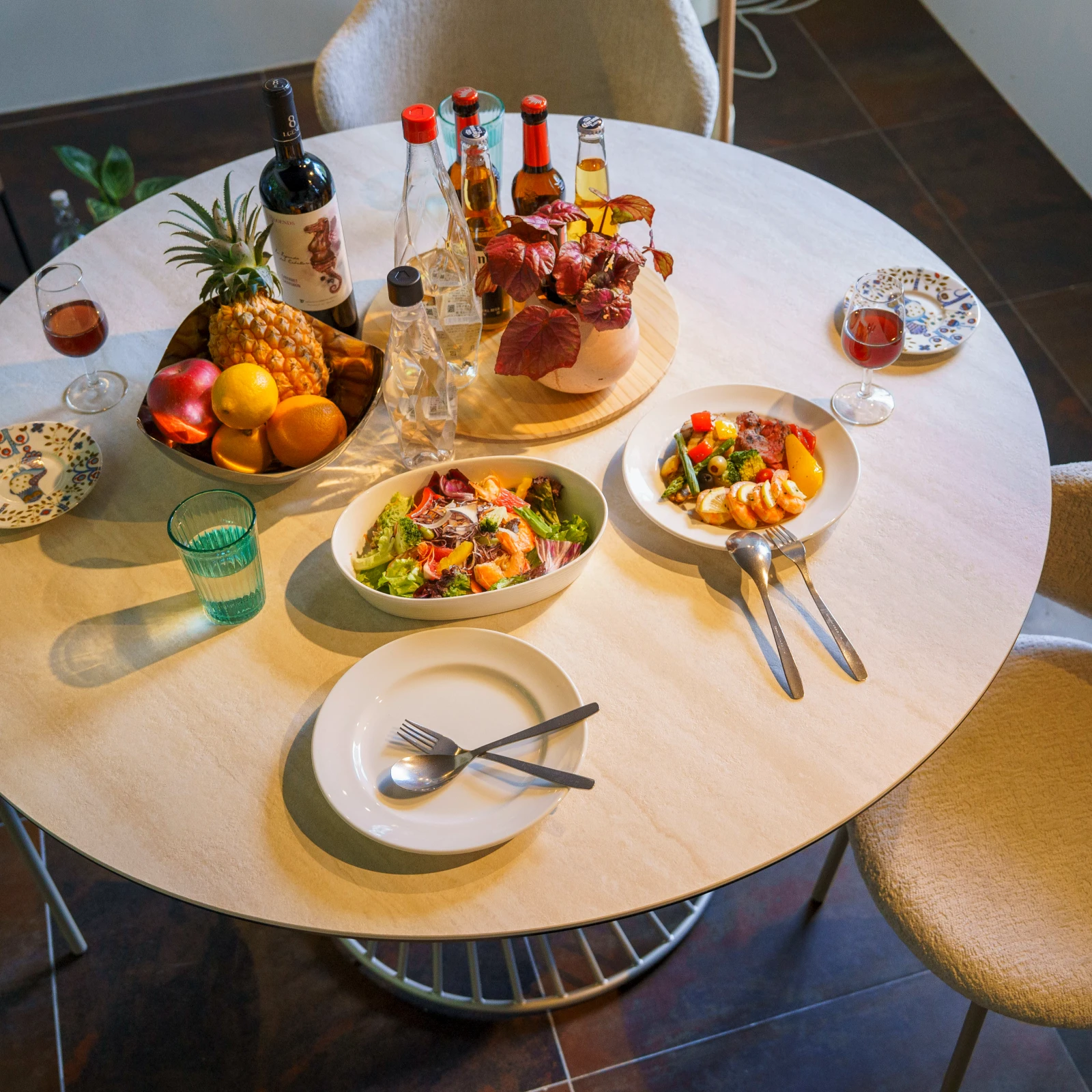 カリガリス ヴォルテックス 円形ダイニングテーブル ／ Calligaris VORTEX Round Dining Table【4108-FD】