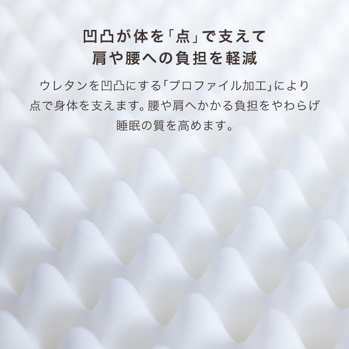 三つ折りプロファイルマットレス