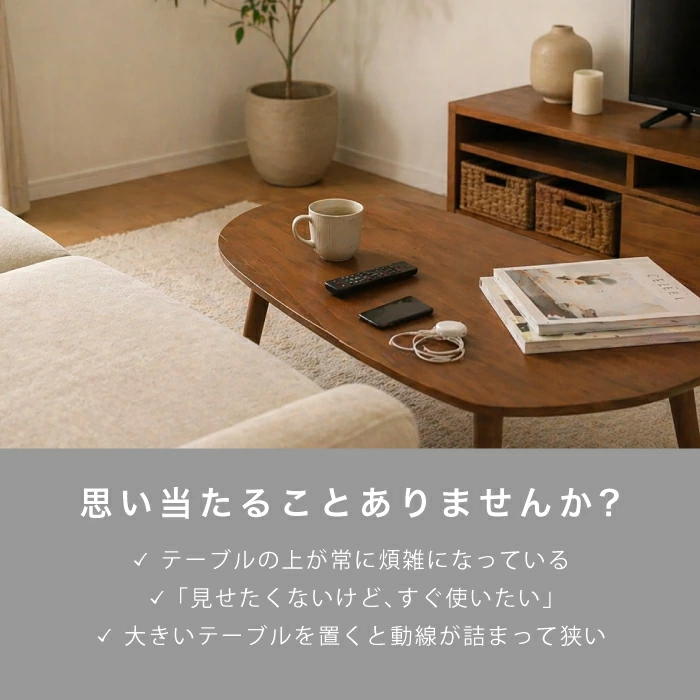 MALUU（マルー）蓋付きサイドテーブルワゴン