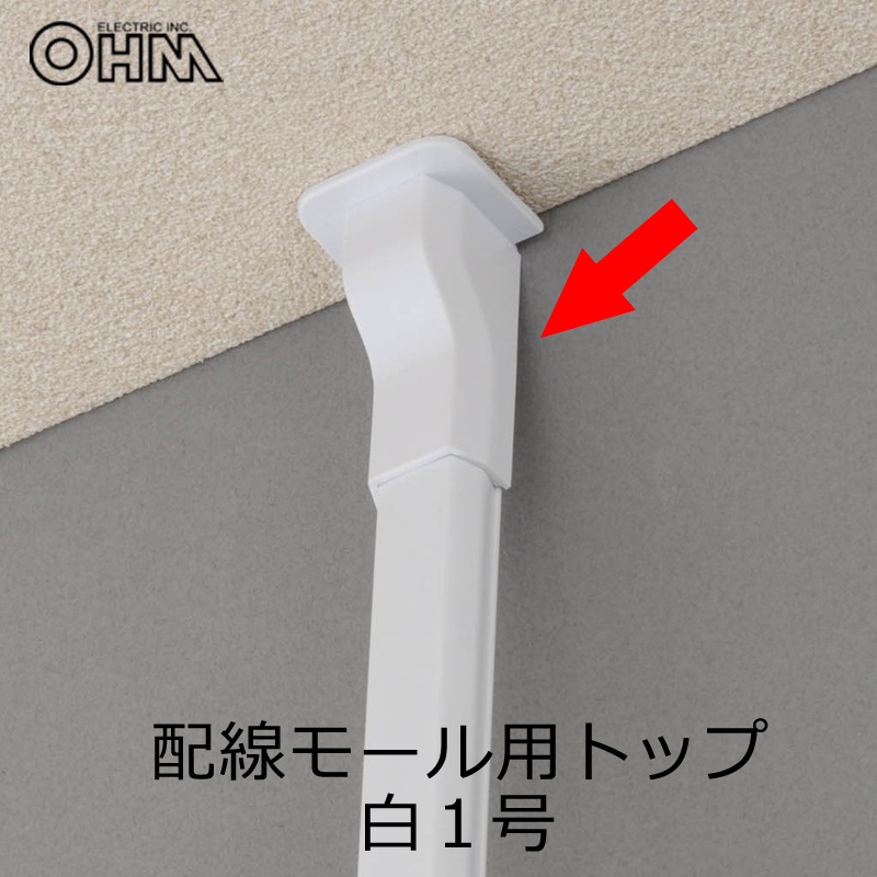 配線モール モールトップ 1号 白_DZ-FMT1W 09-2277｜通販ならオーム