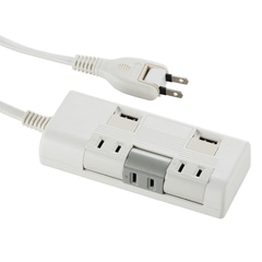 USB�ݡ������Ÿ����å� 3�ĸ�/2USB 1.5m ��Ω��ž���󥻥�ȡ�HS-K1252W 00-1252