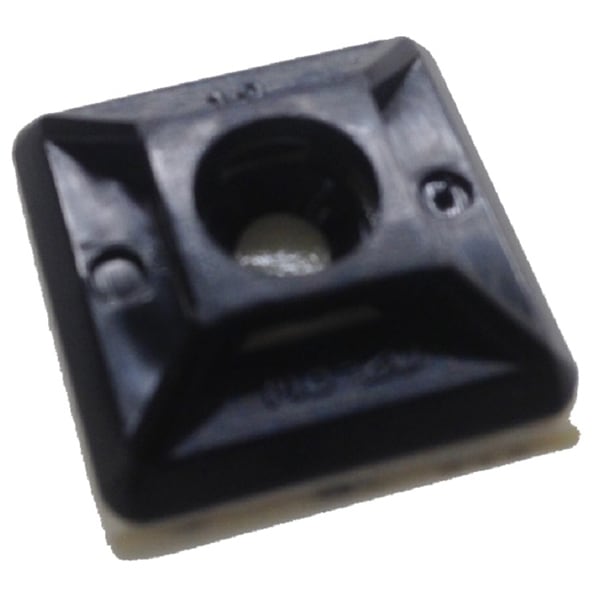 結束バンド用 ロックタイベース MB-20 ブラック 100個入 _MB-20B(Z) 00