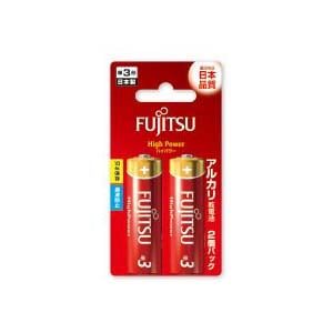 富士通 単3形アルカリ電池 2本入 ハイパワー｜LR6FH(2B) 17-0096｜通販