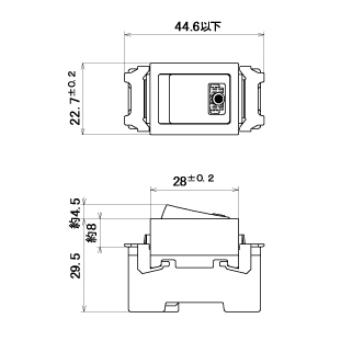 埋込オンライト片切_ML1351 00-8189｜通販ならオーム電機ダイレクト