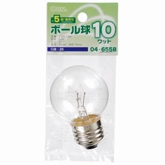 ��Ǯ�� �ߥ˥ܡ���� G50 E26 10W ���ꥢ��LB-G5610-CLL 04-6558