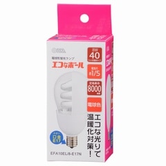 �����ʥܡ��� �ŵ���ָ��� E17 40W���� �ŵ忧��EFA10EL/8-E17N 04-6963