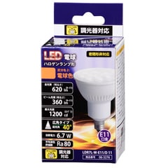 LED�ŵ� �ϥ�������� E11 �ŵ忧 6.7W 620lm ���ѥ����� 61mm Ĵ�����б���LDR7L-W-E11/D 11 06-3276