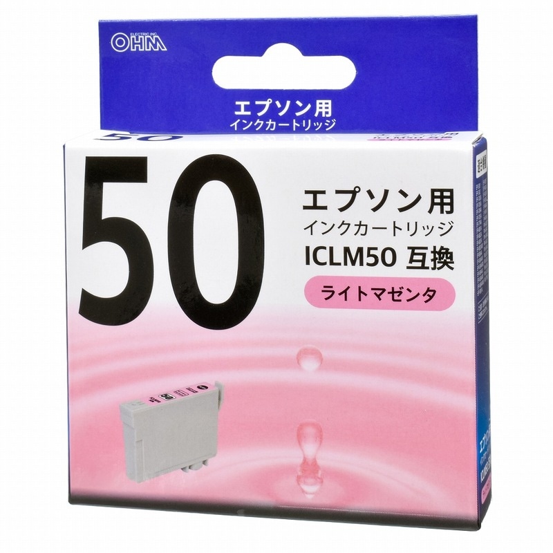 エプソン互換インク ICLM50 ライトマゼンタ｜INK-E50B-LM 01-4101