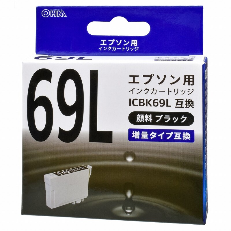 エプソン互換インク ICBK69L ブラック｜INK-E69LB-BK 01-4126｜通販