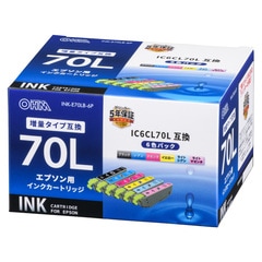 ץߴ IC6CL70L 6INK-E70LB-6P 01-4137