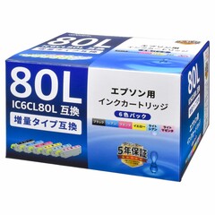 ץߴ IC6CL80L 6INK-E80LB-6P 01-4144