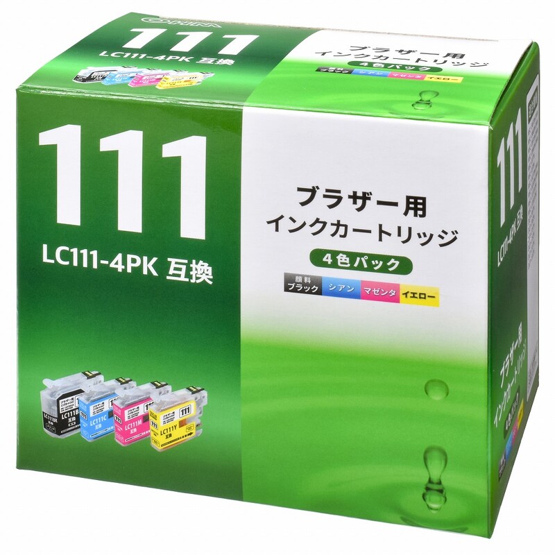 ブラザー LC-111 インクカートリッジ 35個セット ブラザー LC111-4PK [4色パック] 価格比較 - 価格.com