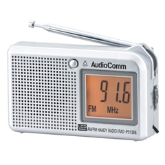 AudioComm AM/FM վɽϥǥ饸 襳 磻FM FM䴰RAD-P5130S-S 07-8676