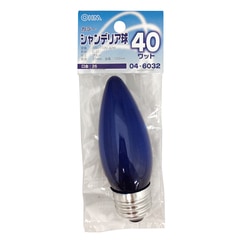 �����ǥ��ꥢ�� ���顼 E26 40W �֥롼��LB-C7640-CA 04-6032