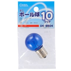 ��Ǯ�� �ߥ˥ܡ���� E17 10W G30 �֥롼��LB-G3710-CB 04-9804