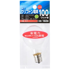 �ߥ˥���ץȥ��ŵ� E17 100W �ۥ磻�ȡ�LB-PS4700KJ-W 06-1828