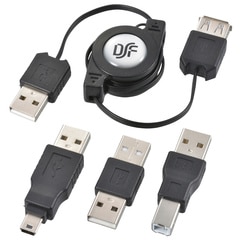 USB�����֥� �Ѵ����ͥ��������å� USB�ߥ�B/TypeA/TypeB�����ץ����� 80cm��PC-NUST-K 01-3357