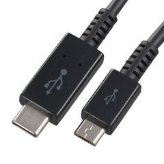 USB Type-C�����֥� C-microB 1m AudioComm��SMT-L10CM-K 01-7071