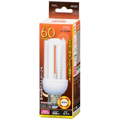 LED�ŵ� D�� E26 60������ 6.7W 836lm �ŵ忧 ������������ ȯ����Ϫ�з� 120mm��LDF7L-G-E26 06-1679