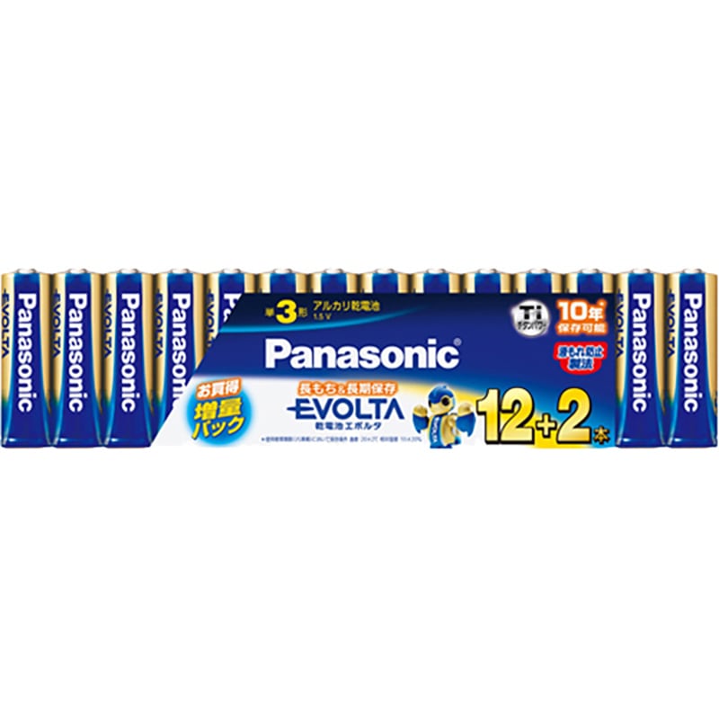 Panasonic EVOLTA アルカリ乾電池単4形 8＋2増量パック（パナソニック  
