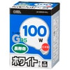 Ǯ ܡ G95 E26 ۥ磻 100W Ĺ̿LB-G9600K-WLL 06-0626