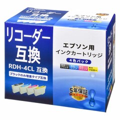 ץߴ ꥳ RDH-4CL 4 ֥åΤ̡INK-ERDHB-4P 01-4312