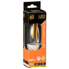LED�ŵ� �ե������ �����ǥꥢ�� E17 40�� �ŵ忧 ���ꥢ ��������LDC4L-E17 C6 06-3466