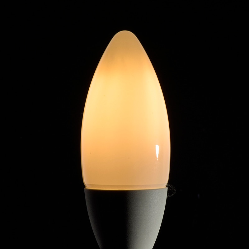 LED電球 フィラメント シャンデリア球 E17 40形 電球色 ホワイト