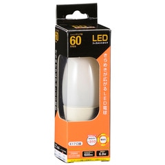 LED�ŵ� �ե������ �����ǥꥢ�� E17 60�� �ŵ忧 �ۥ磻�� ��������LDC6L-E17 W6 06-3473