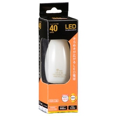 LED�ŵ� �ե������ �����ǥꥢ�� E26 40�� �ŵ忧 �ۥ磻�� ��������LDC4L W6 06-3475