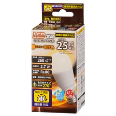 LED�ŵ� �ߥ˥���ץȥ�� E17 25������ ������ �ɱ� Ĵ�����б� �ŵ忧��LDA3L-G-E17/D G11 06-1875