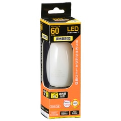 LED�ŵ� �ե������ �����ǥꥢ�� E26 60�� Ĵ�����б� �ŵ忧 �ۥ磻�� ��������LDC6L/D W6 06-3496