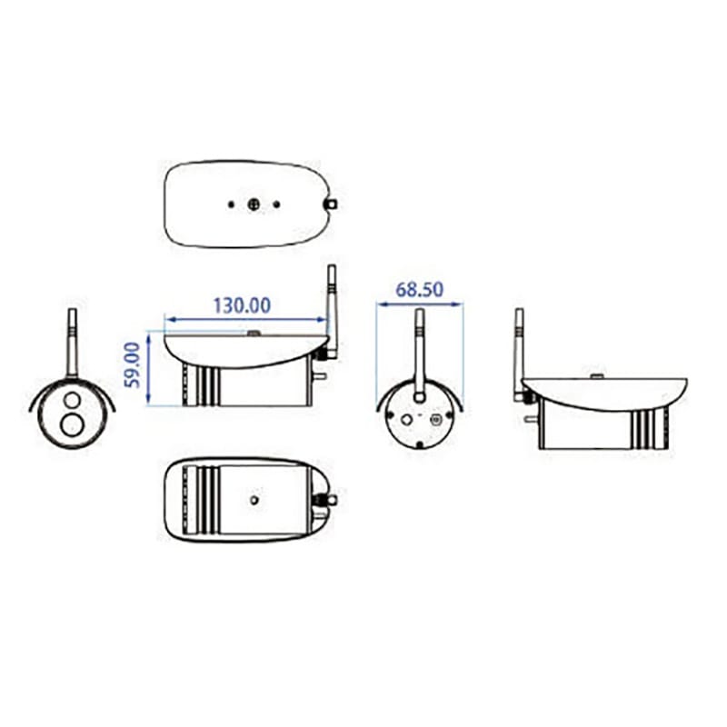 マザーツール ワイヤレスセキュリティカメラ MT-WCM300増設用