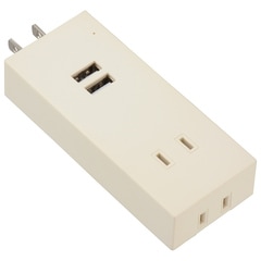USB�ݡ������Ÿ����å� �륬���� 2�ĸ�/2USB ���HS-TU2SM-W 00-4395